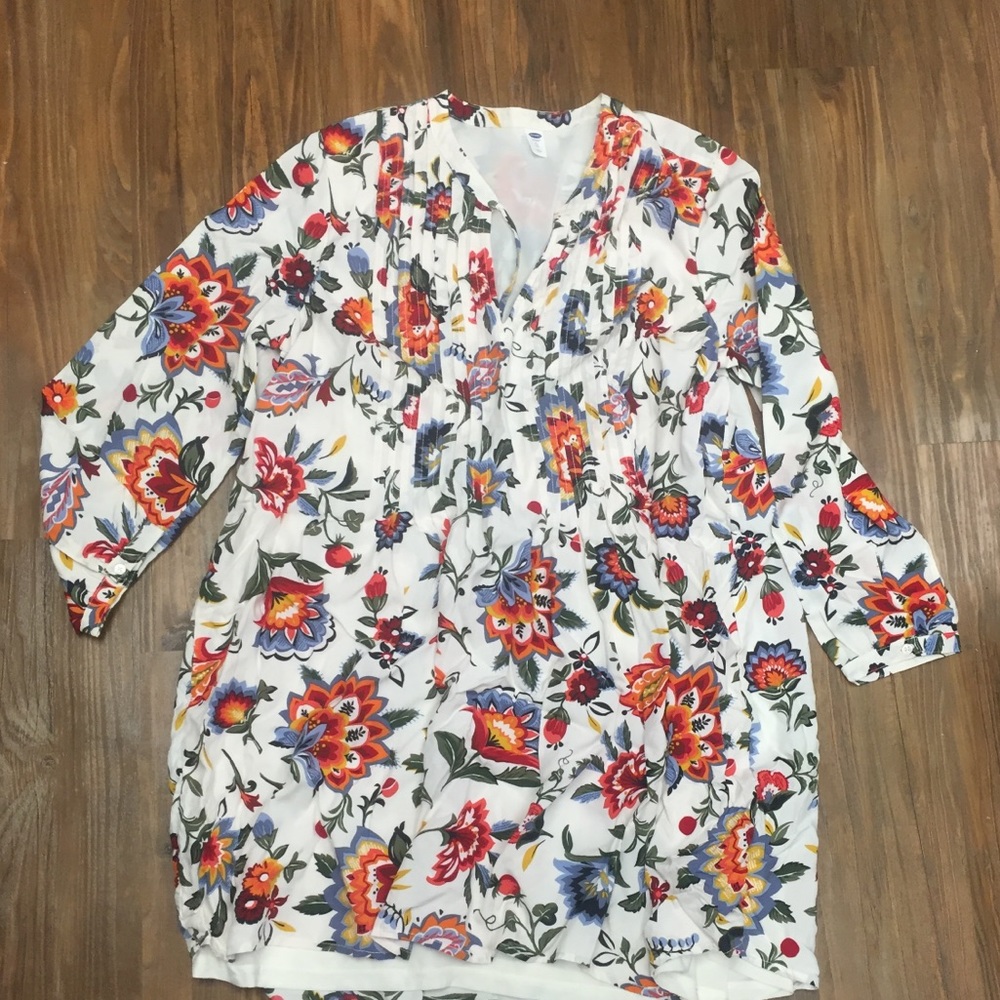 Old Navy MATERNITY floral tunic dress